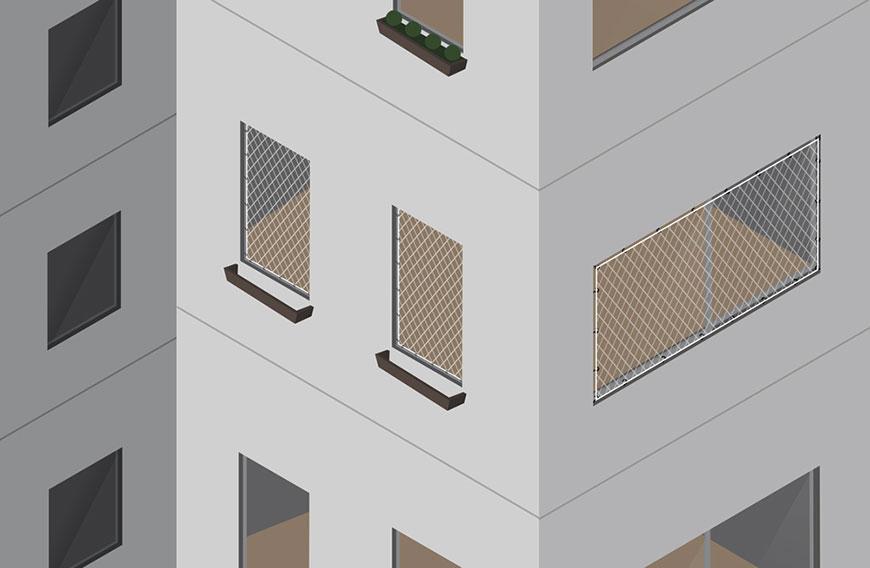 redes de protecao para floreiras desabilitadas