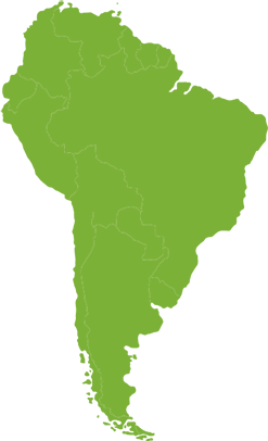 mapa america do sul